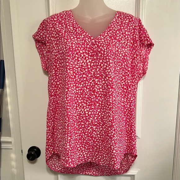 JODIFL Pink Patterned Women's Top - Picture 1 of 3